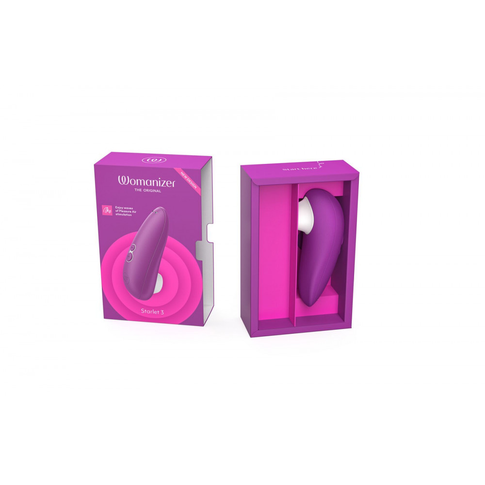 Секс игрушки - Вакуумный клиторальный стимулятор Womanizer Starlet 3 VIOLET (повреждена упаковка!!!) 5