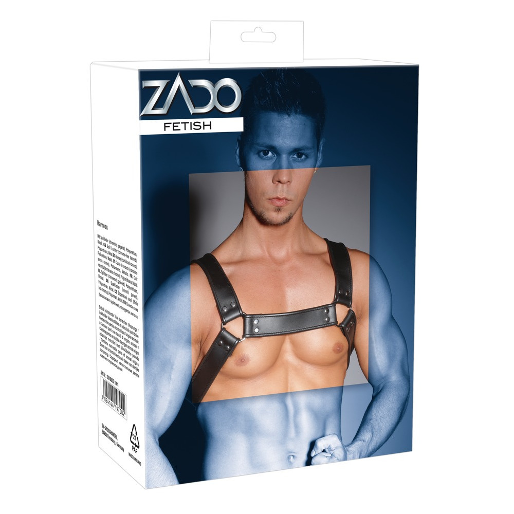 Эротическое белье - Портупея ZADO для мужчин, кожа
