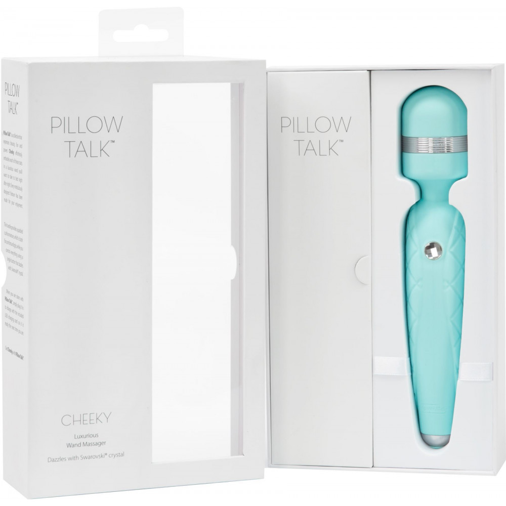 Секс іграшки - Розкішний вібромасажер PILLOW TALK - Cheeky Teal (м'яте паковання!!!) 9