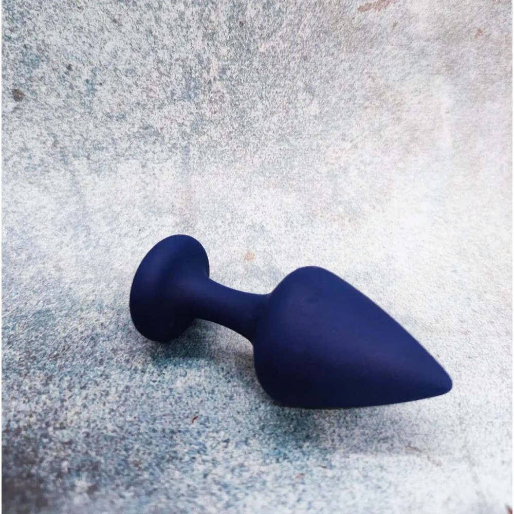 Секс игрушки - Анальная пробка силикон Loveshop размер L 8,5 см *3.3 см