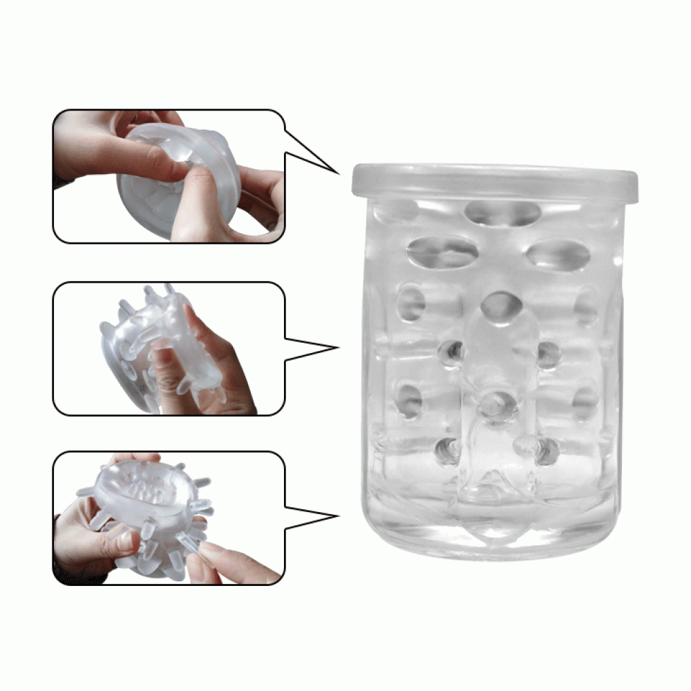  - Автоматичний мастурбатор PRETTY LOVE - MARLON з ротацією і звуковим супроводом, BM-00900T60 9