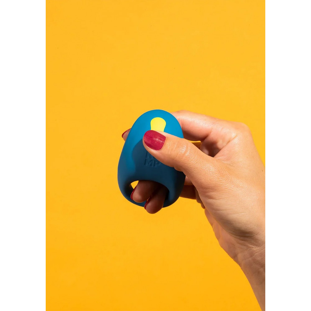 Різне - Перезаряджається вібраційне ерекційне кільце Romp Juke синє 6