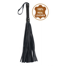 Флогер з натуральної шкіри Flirty Leather - Dark Blue, BM-00006