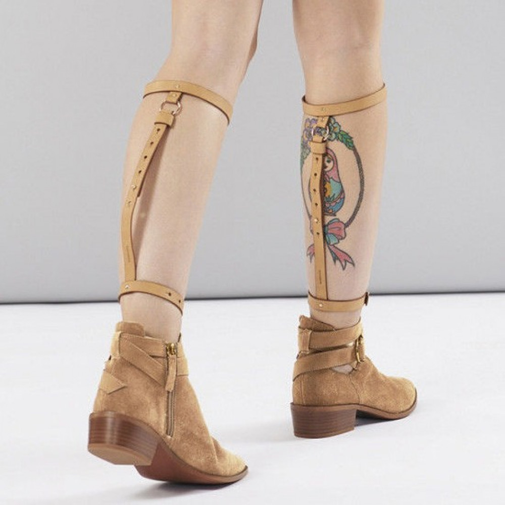 Різне - Гартери, що підкреслюють ікри Bijoux Indiscrets MAZE коричневі