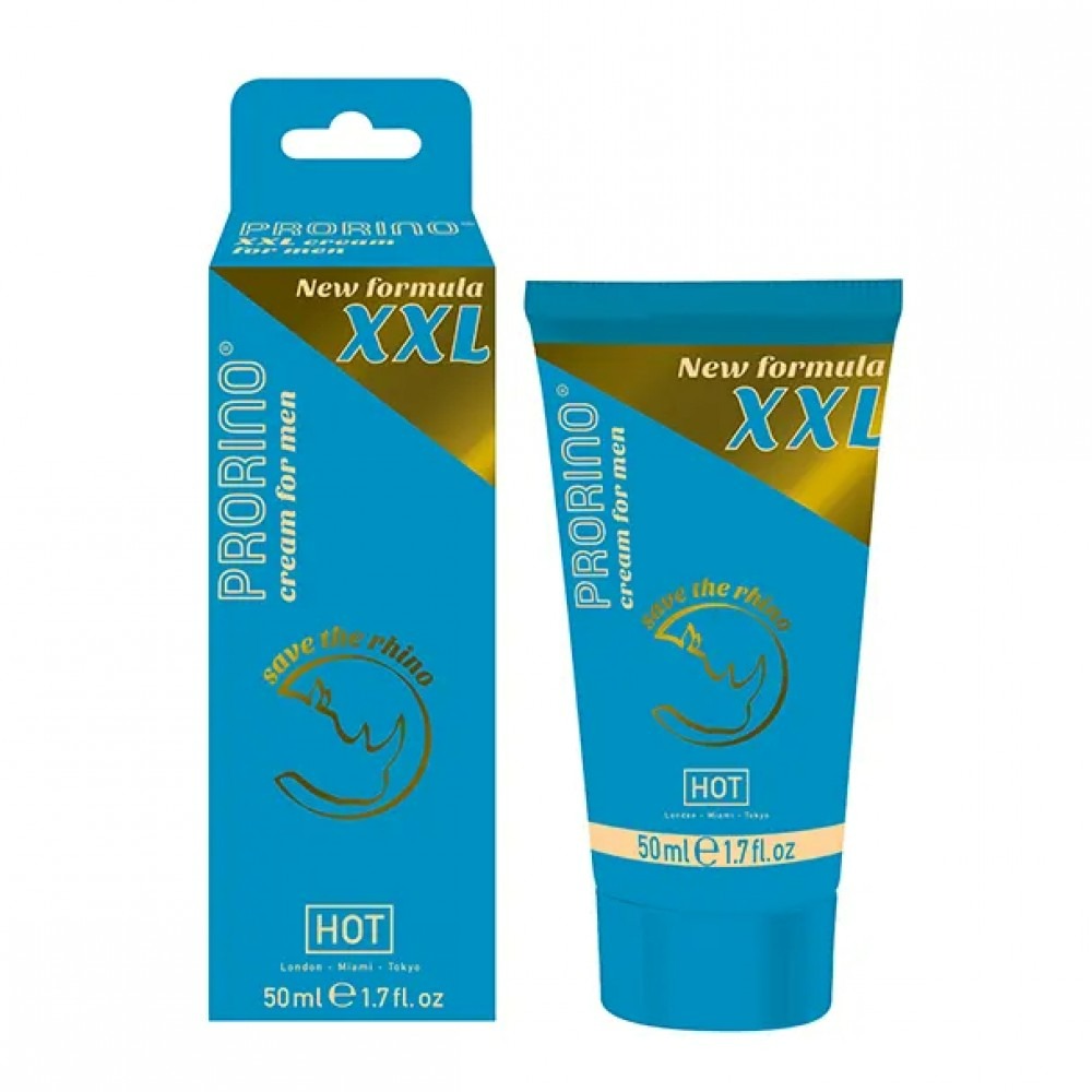  - Крем эрекционный увеличивающий объем PRORINO XXL Cream for men 50 ml - New formula