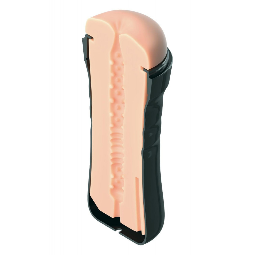 Мастурбаторы без вибрации - Мастурбатор анал Pipedream PDX Extreme бежевый, 20.8 см 4