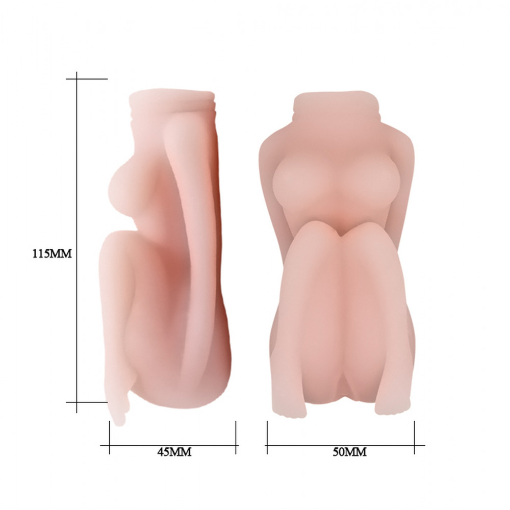 - Мастурбатор-вагина девственница BAILE - VAGINA AND BREAST MASTURBATOR, BM-009006NJ 6