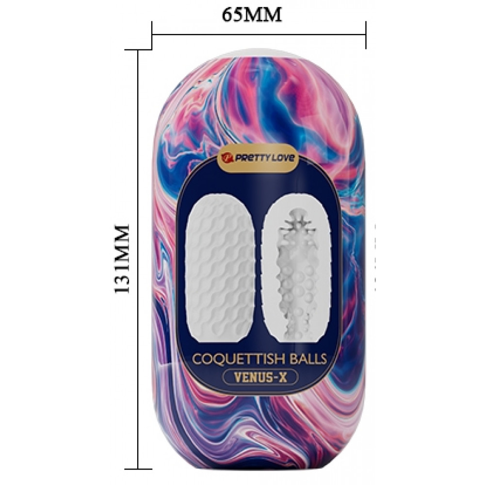Різне - Мастурбатор яйце Pretty Love - Coquettish balls VENUS-X, BI-014932-2 3