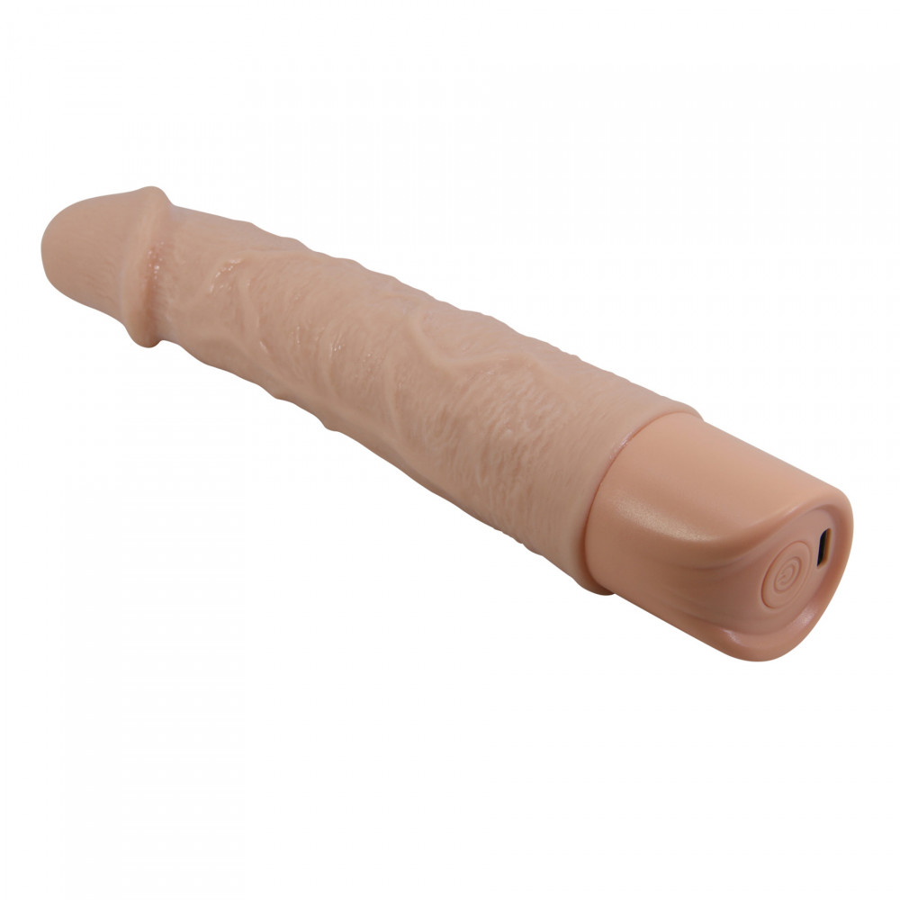 - Перезаряжаемый вибратор реалистик Pretty Love - Leander Realistic Vibrating Dildo, BW-500080 6