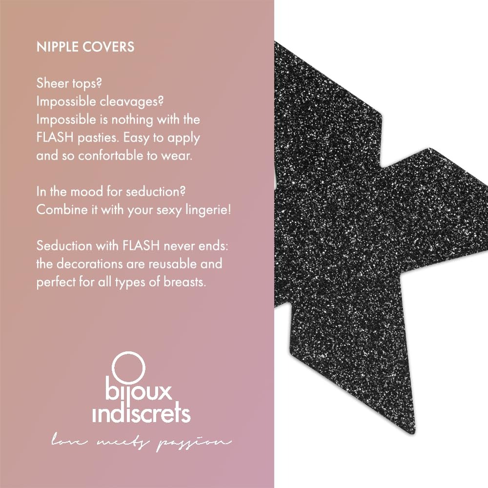 Різне - Пестиси у вигляді хрестів Bijoux Indiscrets, чорні 3