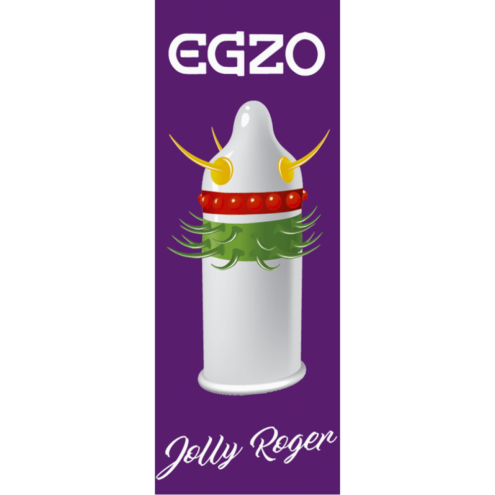  - Презервативы EGZO Jolly Roger 2