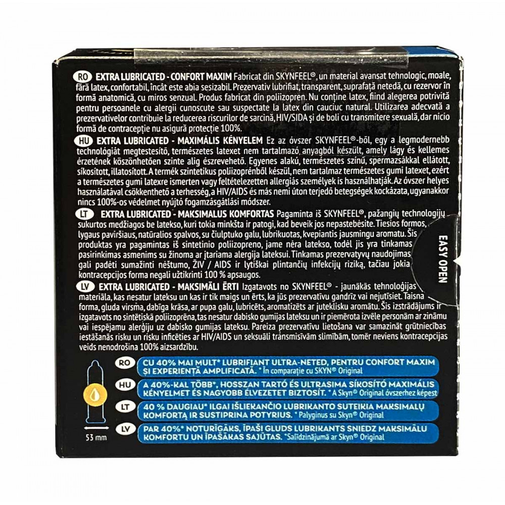 Презервативы - Презерватив SKYN Extra Lube (полиизопрен), 3 шт 3