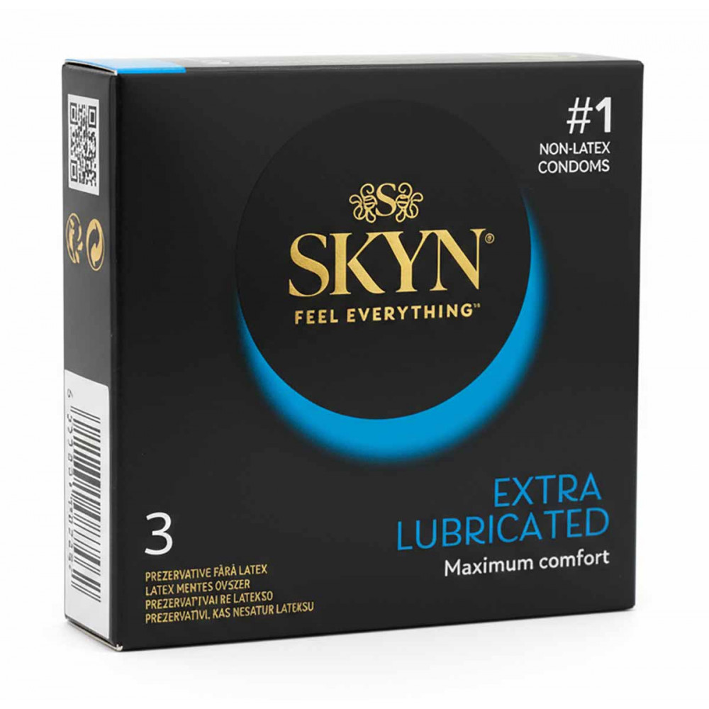 Презервативы - Презерватив SKYN Extra Lube (полиизопрен), 3 шт