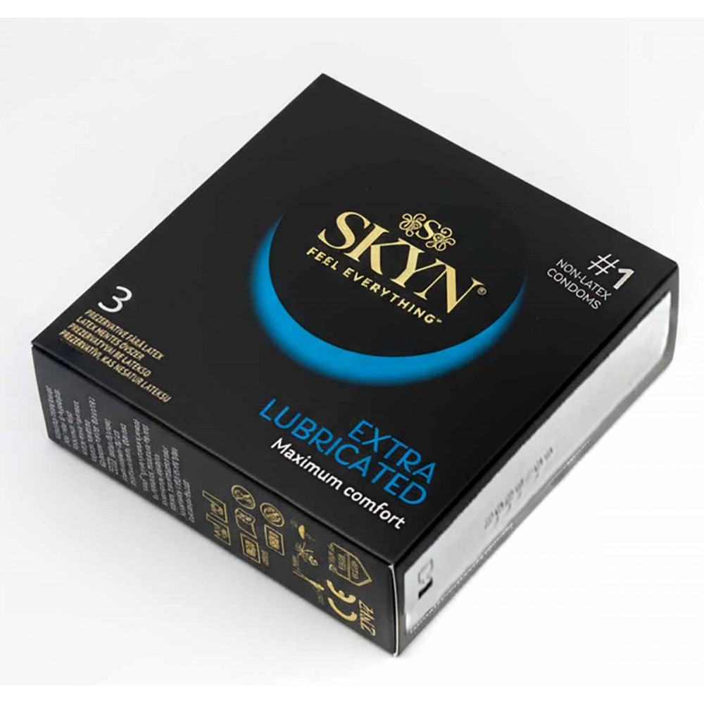 Презервативы - Презерватив SKYN Extra Lube (полиизопрен), 3 шт 1