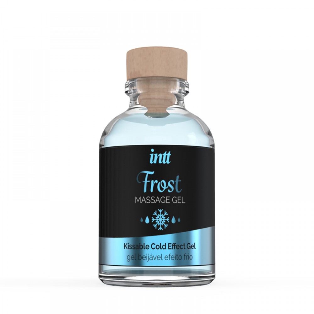 Массажные масла - Съедобный массажный гель для интимных зон Intt Cold Effect Frost (30 мл) 5