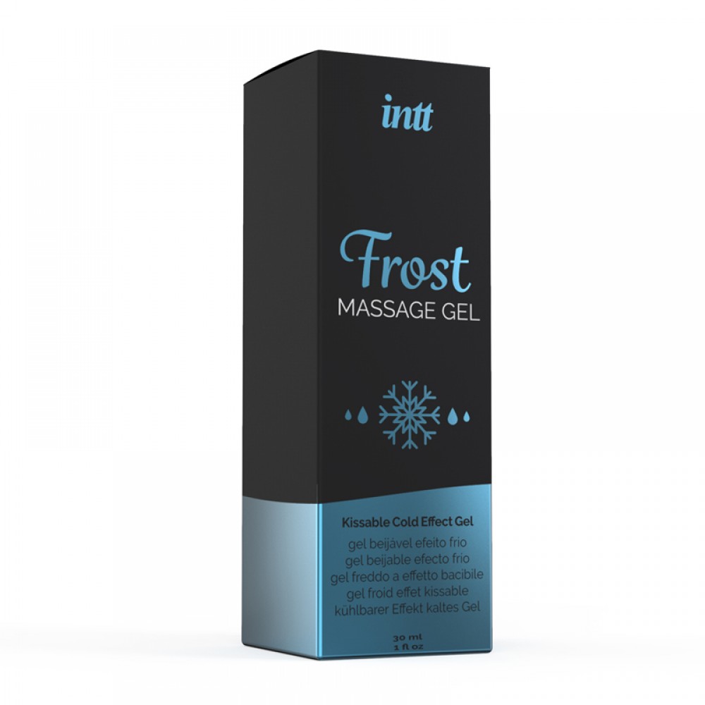 Массажные масла - Съедобный массажный гель для интимных зон Intt Cold Effect Frost (30 мл) 1