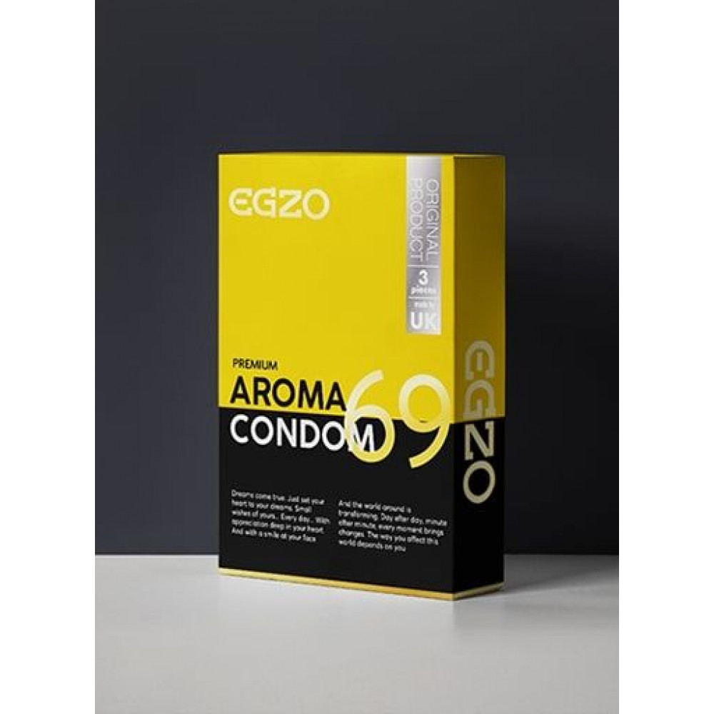 Презервативы - Ароматизированные презервативы EGZO Aroma (упаковка 3 шт)