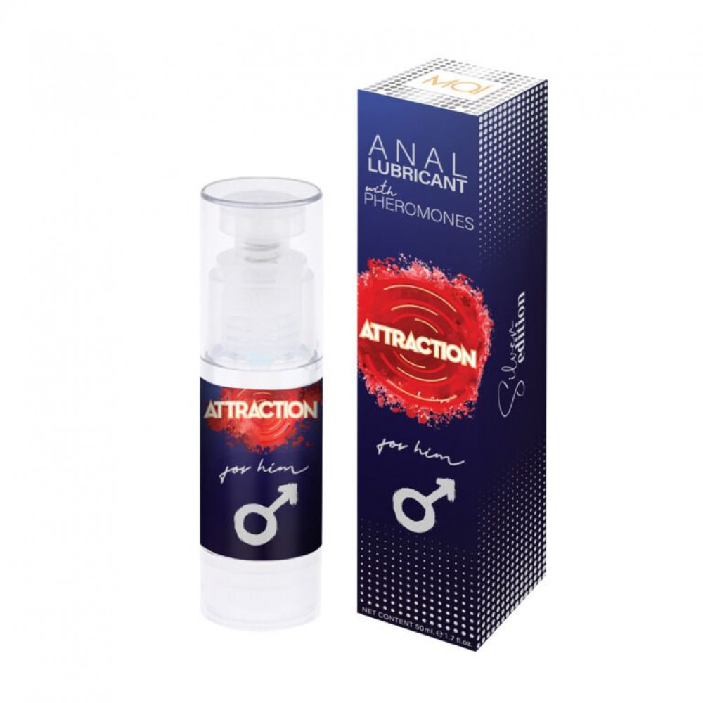 Анальные смазки - Смазка для анального секса MAI Attraction Anal for Him (50 мл) на водной основе с феромонами 4