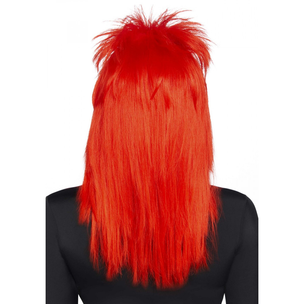 Аксессуары для эротического образа - Парик рок-звезды Leg Avenue Unisex rockstar wig Red, унисекс, 53 см 2
