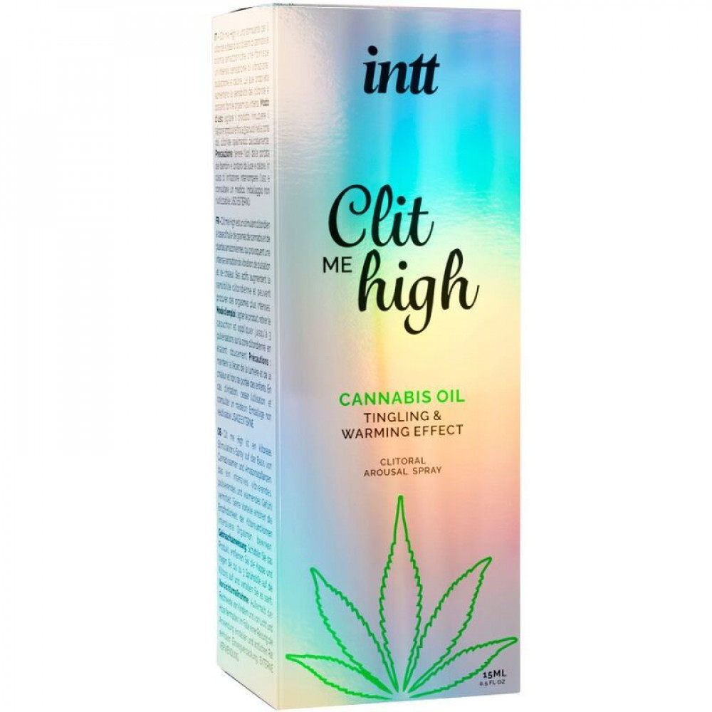 Женские возбудители - Возбуждающий гель для клитора Intt Clit Me On High Cannabis Oil 15 мл, сильная стимуляция 1