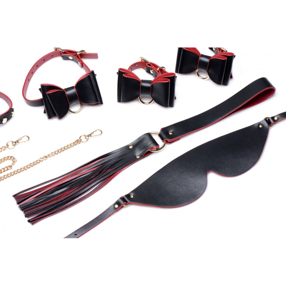Наборы для БДСМ - Набор для BDSM Master Series Bow - Luxury BDSM Set With Travel Bag 4