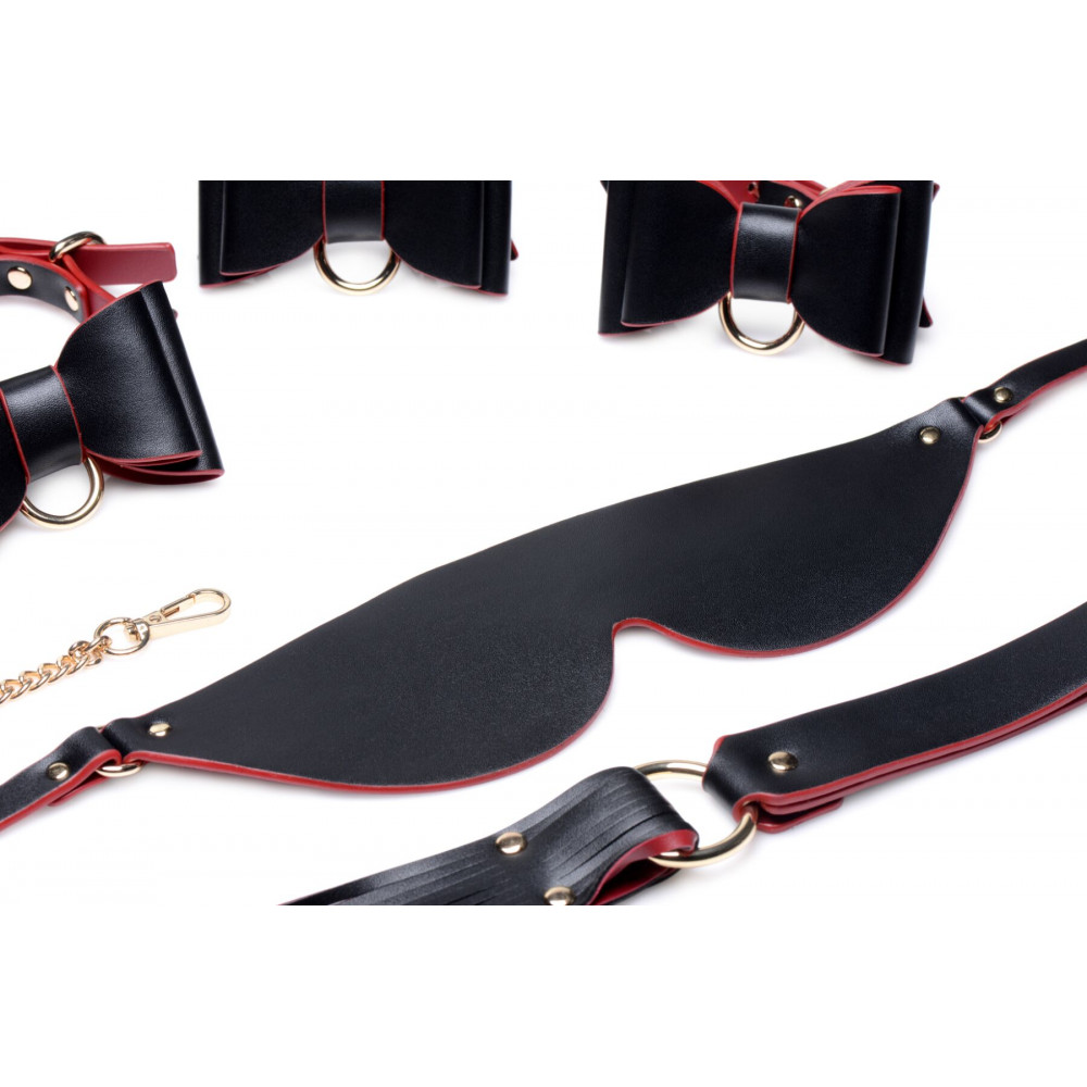 Наборы для БДСМ - Набор для BDSM Master Series Bow - Luxury BDSM Set With Travel Bag 5