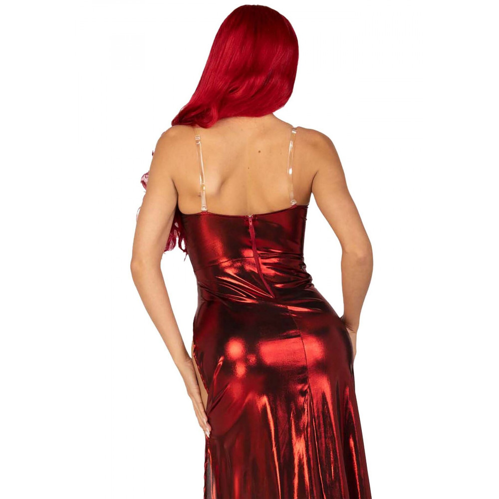 Сексуальные платья - Платье Leg Avenue Shimmer bodysuit with skirt M 5