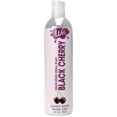 Лубрикант на водной основе Wet Oral Play Black Cherry (118 мл), съедобный, без сахара