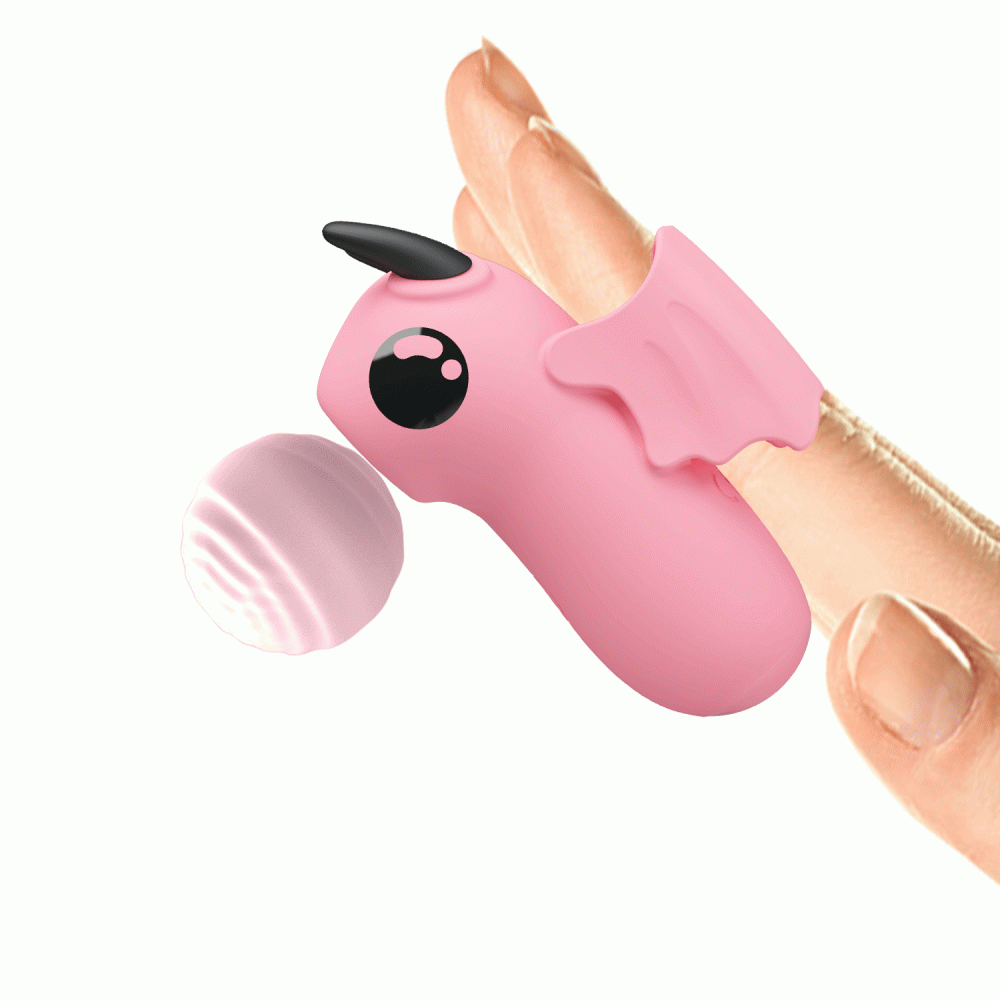 Вакуумный вибратор - Стимулятор для клитора Pretty Love Magic Devil с сосанием и электростимуляцией, розовый, 6.9 см 2