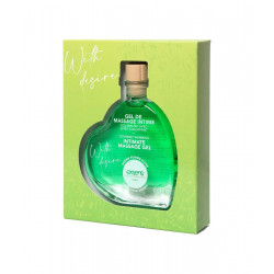 Масажний гель EXSENS With Desire Apple Pear 50 мл, розігрівальний, без цукру, їстівний