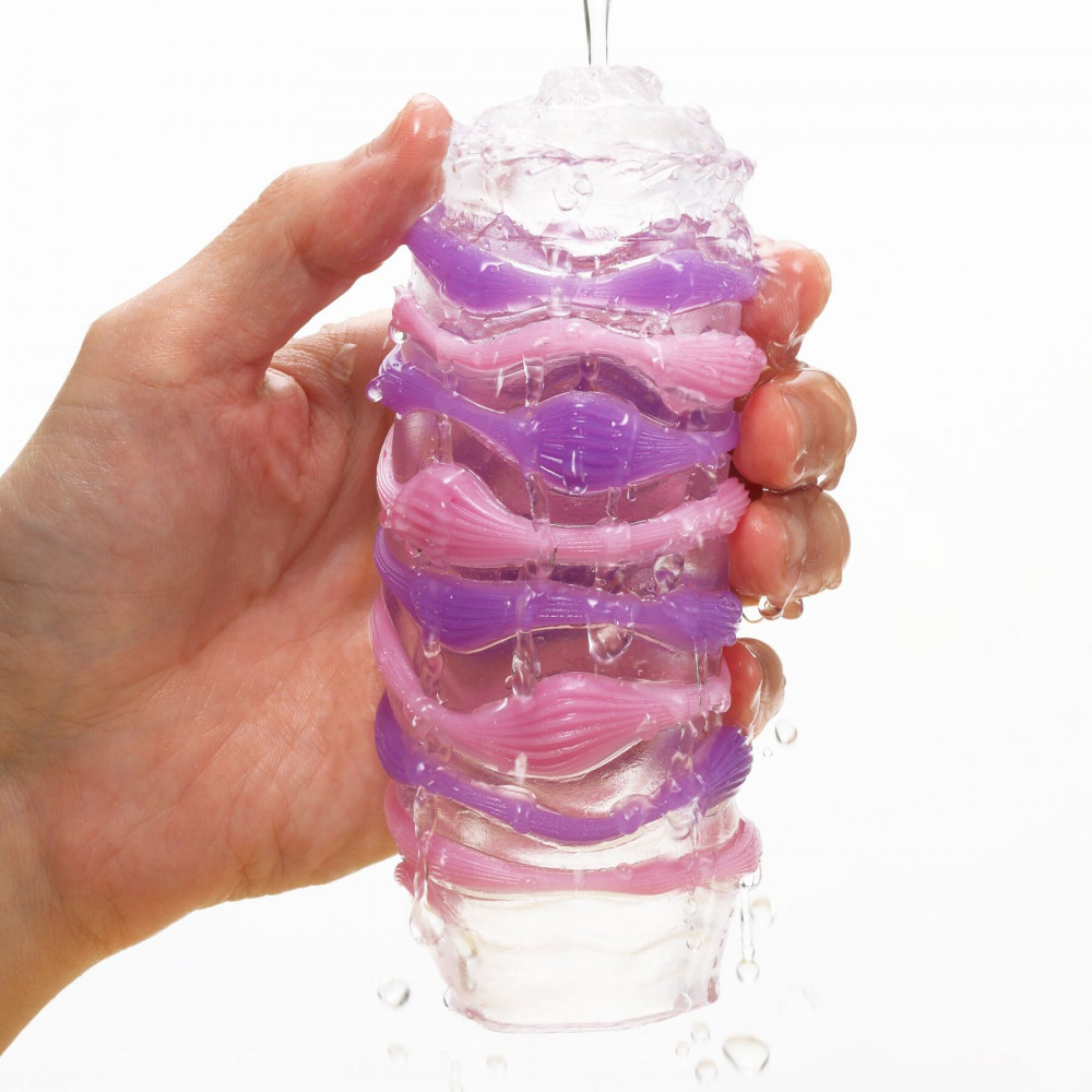 Мастурбаторы без вибрации - Мастурбатор Tenga ARTE DRAPE, с плотными вставками для стимуляции, волнообразная текстура 3