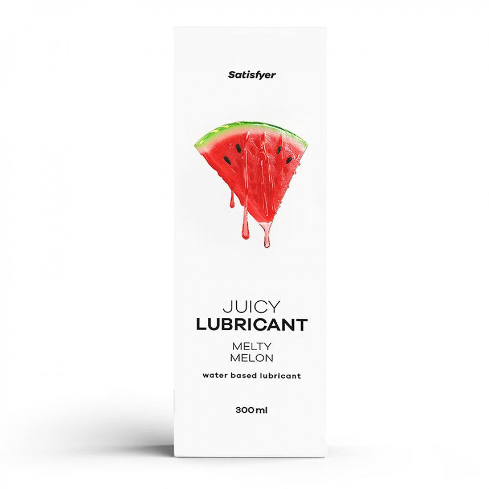 Оральные смазки - Лубрикант на водной основе Satisfyer Juicy Lubricant Melty Melon water based 300 мл