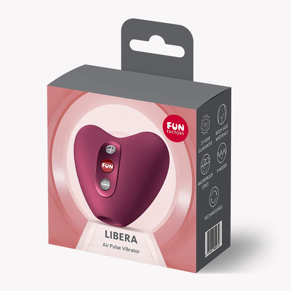 Вакуумний вібратор - Вакуумний стимулятор Fun Factory Libera, 11 режимів роботи, перезаряджуваний 5