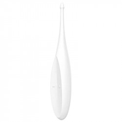 Крапковий вібратор для клітора Satisfyer Twirling Fun білий