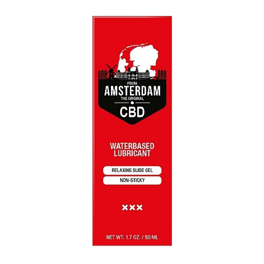 Лубриканты - Вагинальный лубрикант Original CBD from Amsterdam - Waterbased Lubricant, 50 ml 7