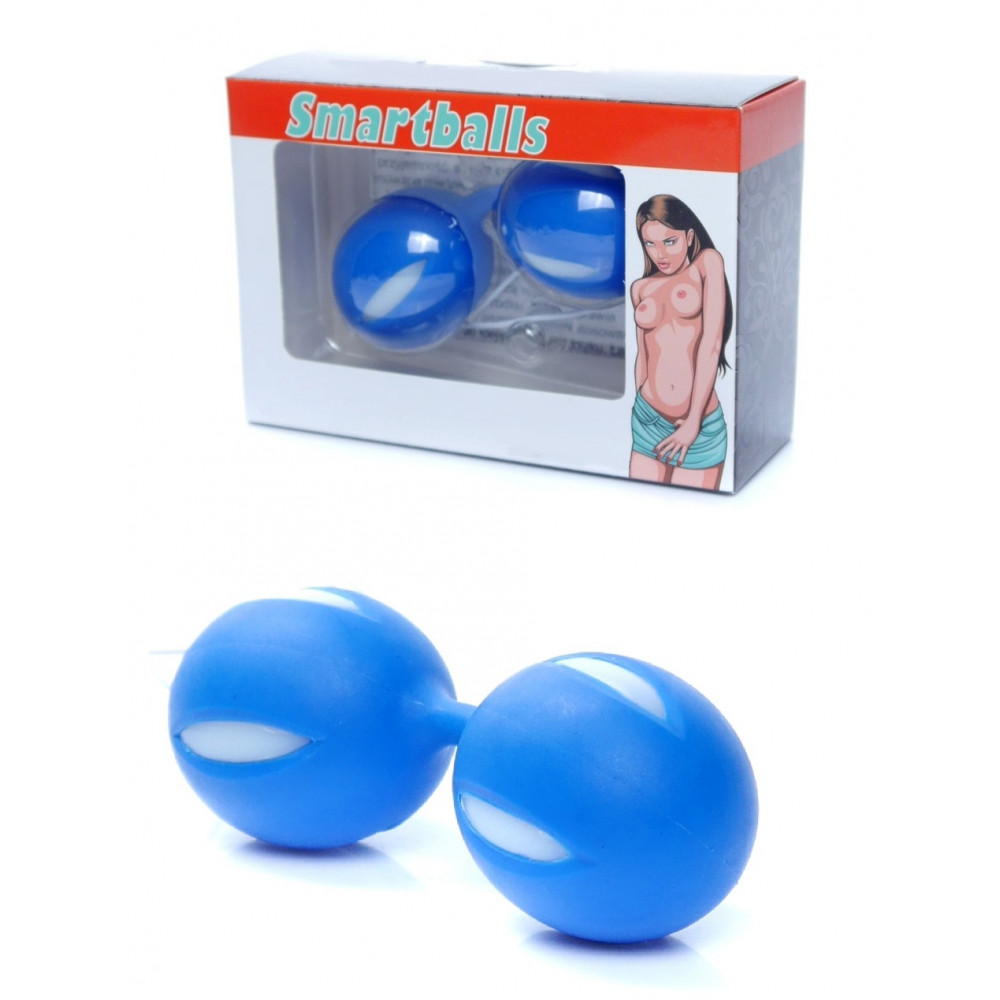Вагинальные шарики - Вагинальные шарики Boss Series - Smartballs Blue, BS6700018