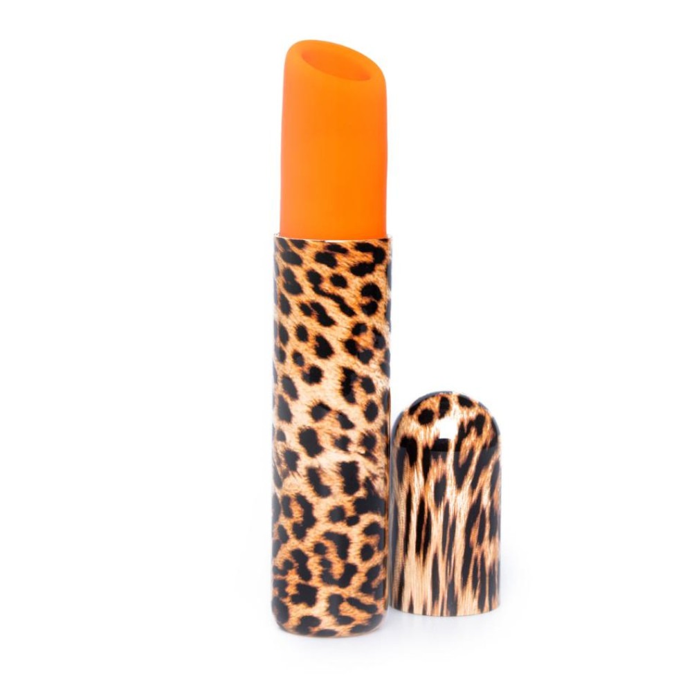 Різне - Вакуумний стимулятор клітора Every Night Toys у формі помади, леопардовий принт