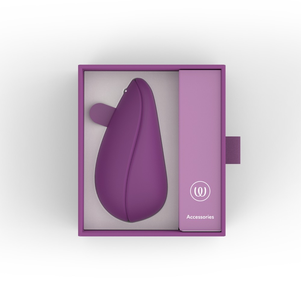  - Вакуумний стимулятор клітора Womanizer Liberty 2 Dark Purple, фіолетовий 12