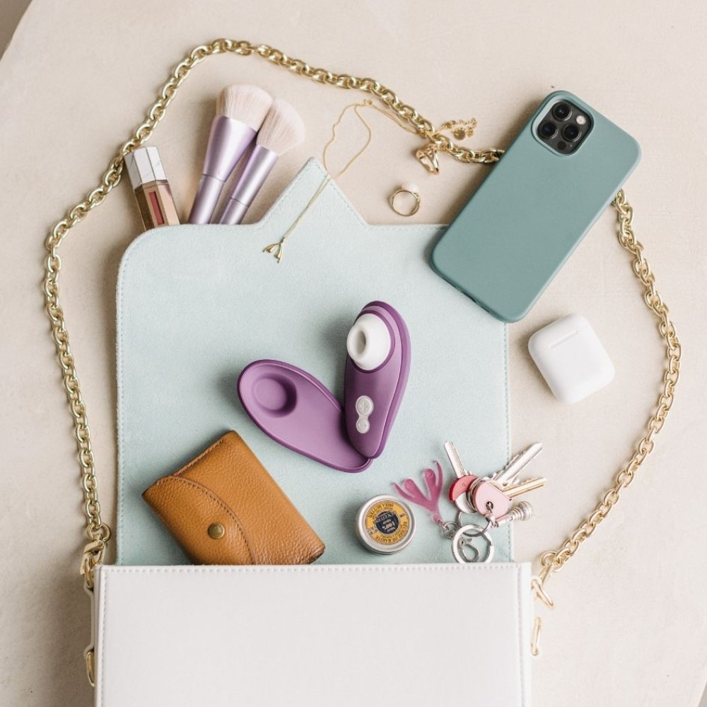  - Вакуумний стимулятор клітора Womanizer Liberty 2 Dark Purple, фіолетовий 10