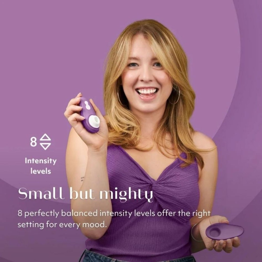  - Вакуумний стимулятор клітора Womanizer Liberty 2 Dark Purple, фіолетовий 8