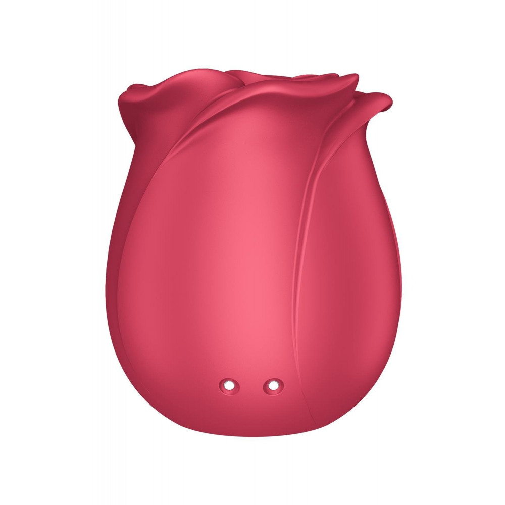 Вакуумный вибратор - Вакуумный стимулятор роза Satisfyer Pro 2 красный, 7 см 2