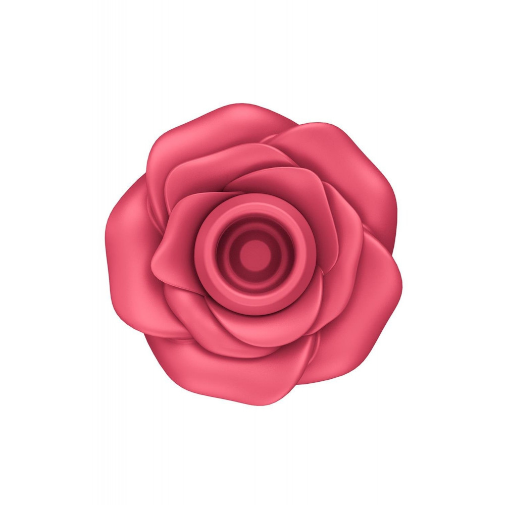 Вакуумный вибратор - Вакуумный стимулятор роза Satisfyer Pro 2 красный, 7 см 4