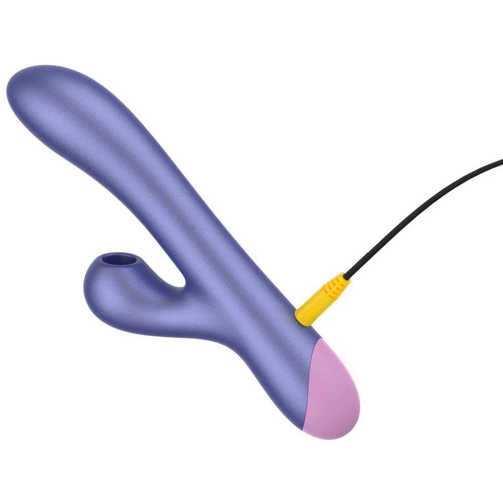 Різне - Кролик вібратор з пульсатором для клітора ROMP Pulse фіолетовий 7
