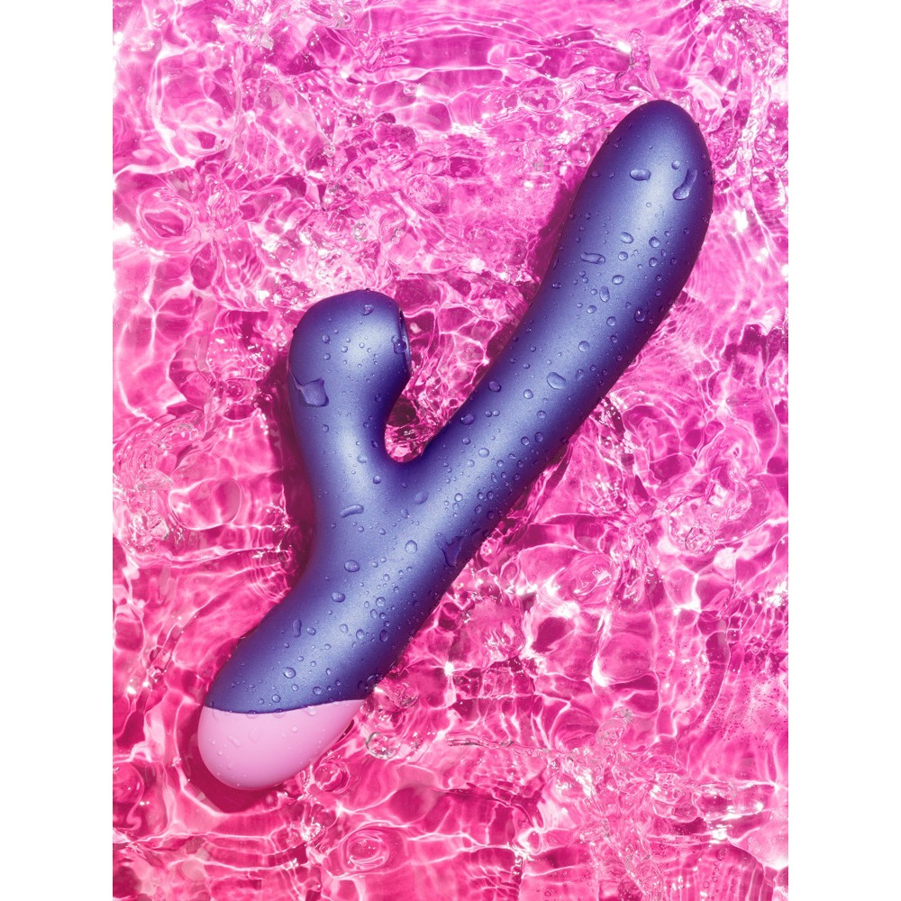 Різне - Кролик вібратор з пульсатором для клітора ROMP Pulse фіолетовий 8