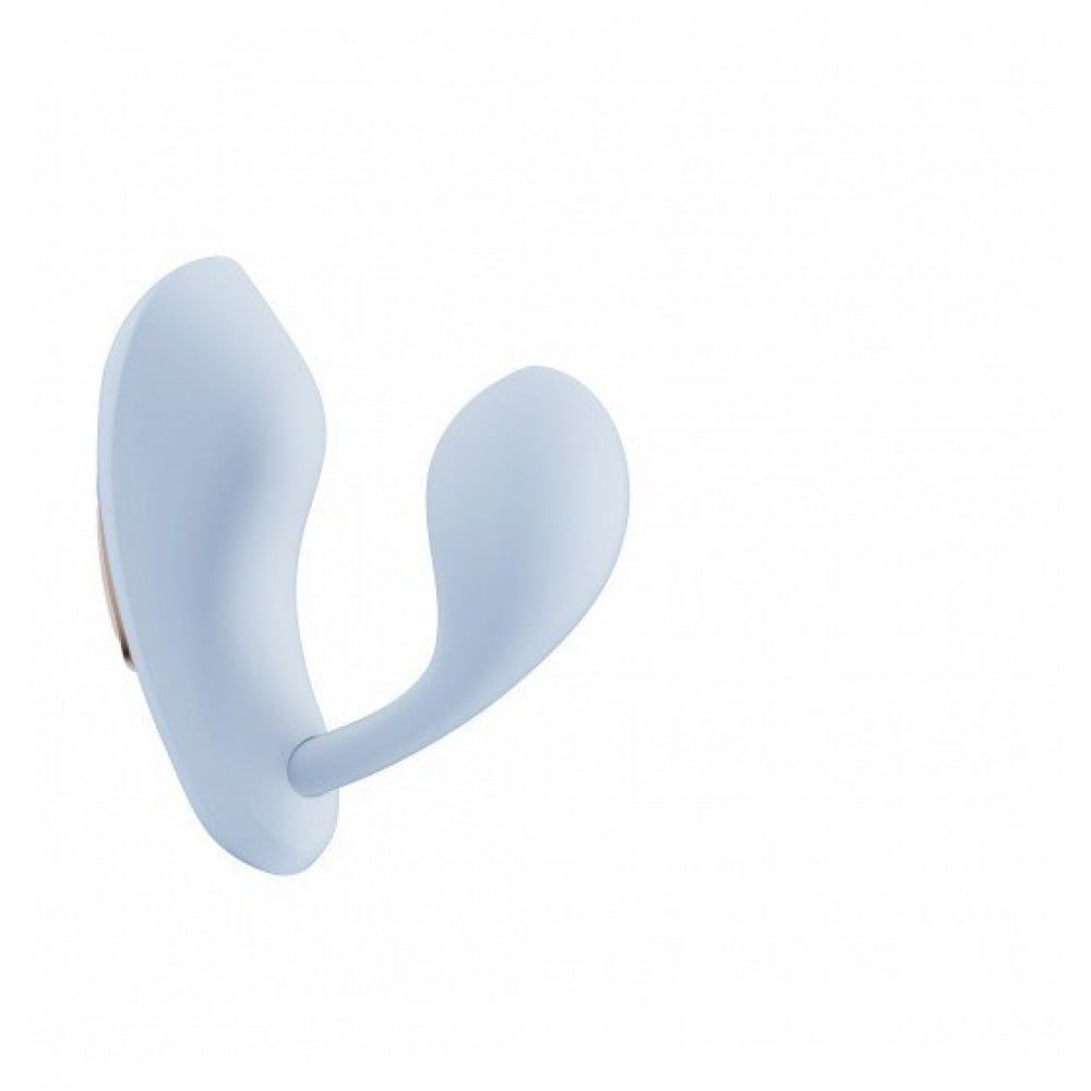  - Вібратор у трусики з пультом керування Qingnan No.6 Wireless Control Beige, блакитний 2