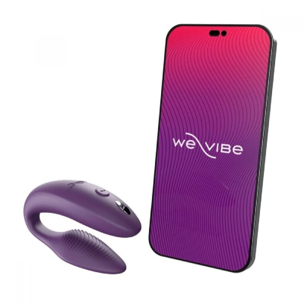 Секс игрушки - Инновационный смарт вибратор We Vibe Sync 2 Purple для пары, фиолетовый 4