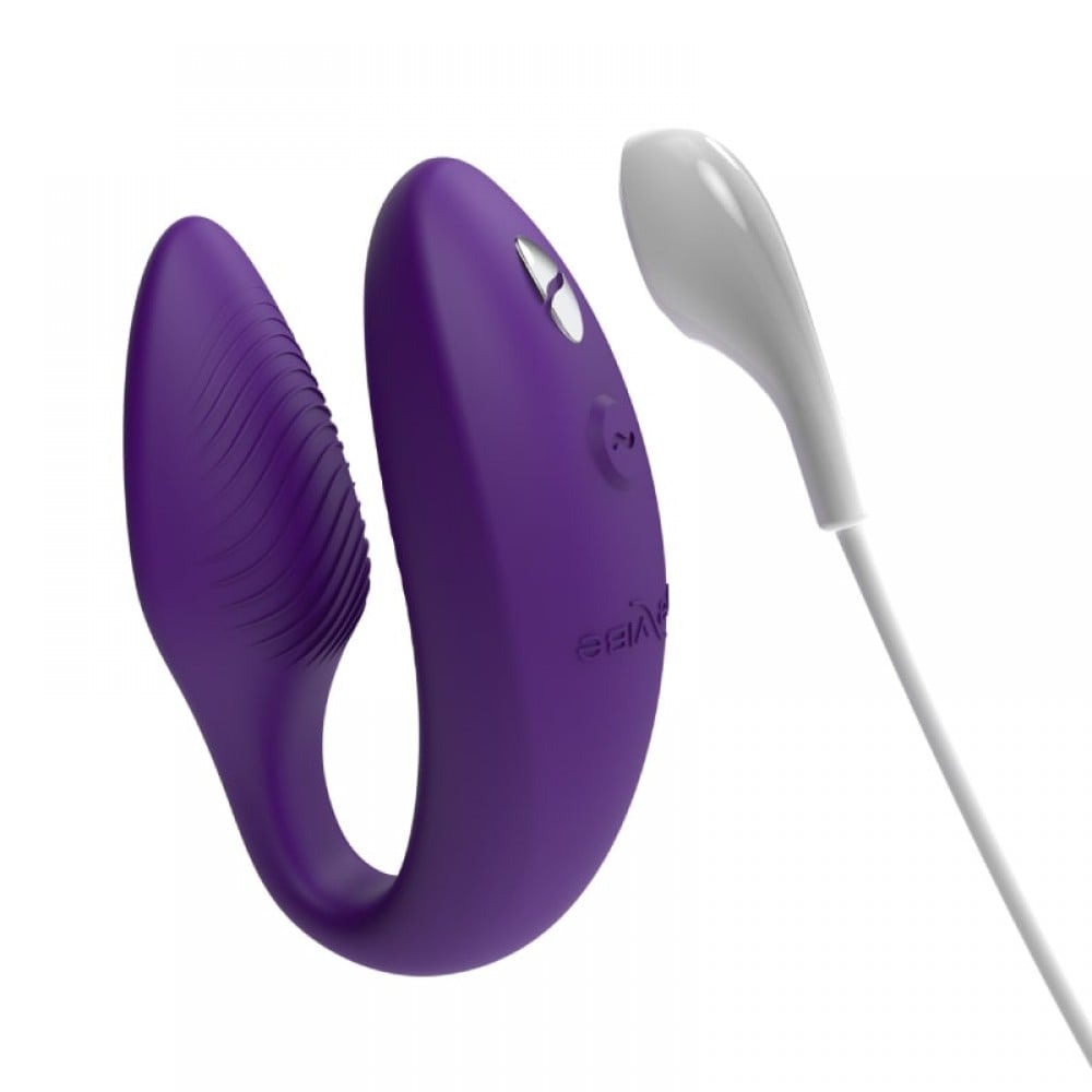 Секс игрушки - Инновационный смарт вибратор We Vibe Sync 2 Purple для пары, фиолетовый 5