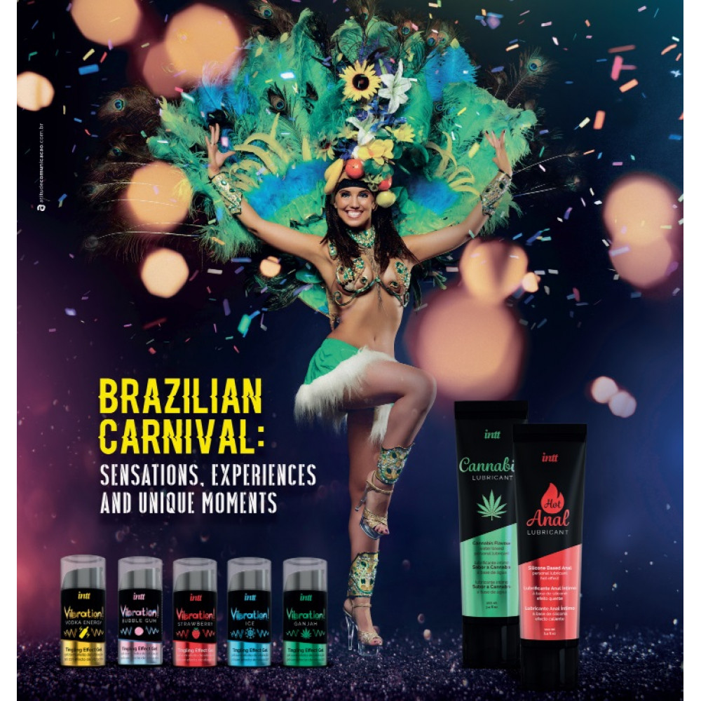 Різне - Рідкий вібратор INTT Vibration Cotton Candy зі смаком солодкої вати, 15 мл 2