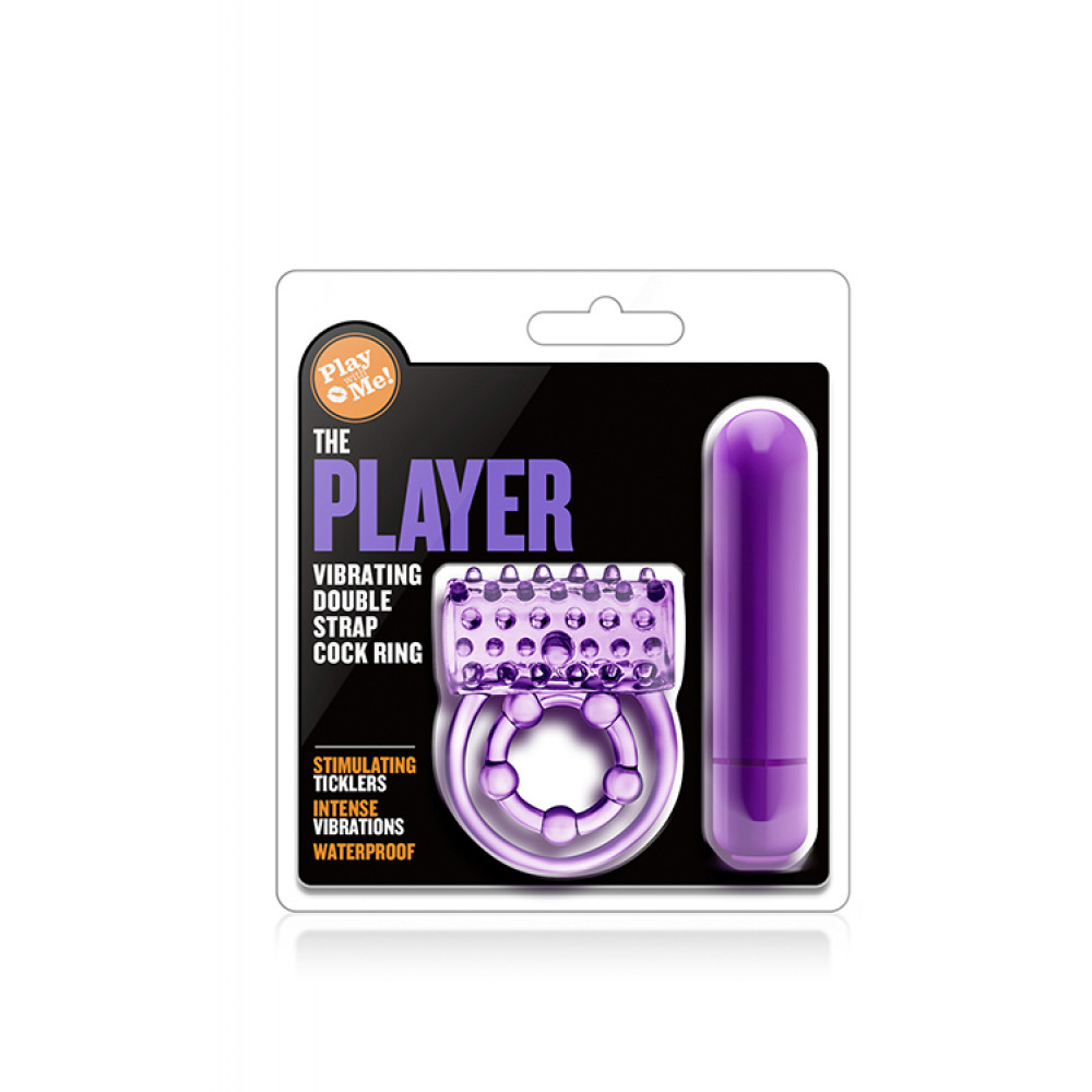 Эрекционные кольца и насадки на член - Эрекционное виброкольцо Blush PLAY WITH ME Purple 3