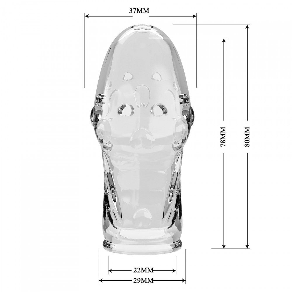 - Насадка стимулирующая Pretty Love - Booker Clear, BI-026289M 6